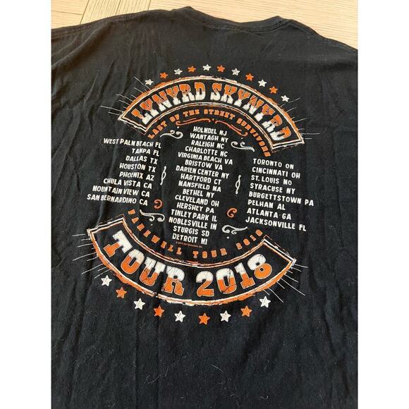 Skynard Nation 2018 concert tee. Gildan, cotton.‎ Measurements indicate sz XL - Picture 7 of 7